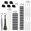 66PCS Mobile Phone Speaker Charging Port Cleaning Set Dust Plug for iPhone 16 15 14 Earphones Clean Kit Brush for Samsung Xiaomi 