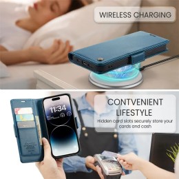 CaseMe Flip Leather Phone Case for iPhone 16E 16 Pro Max 15 Plus 14 13 12 11 XR XS X SE 2022 Magnetic Wallet Card Cover Coque 