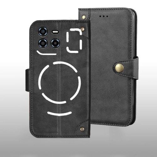 For Doogee Blade GT Ultra case Metal Buckle retro PU Leather Back Case Cover Phone Accessories 