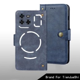 For Doogee Blade GT Ultra case Metal Buckle retro PU Leather Back Case Cover Phone Accessories 