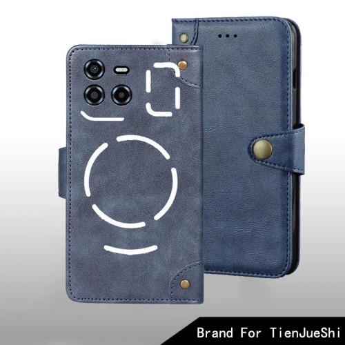 For Doogee Blade GT Ultra case Metal Buckle retro PU Leather Back Case Cover Phone Accessories 