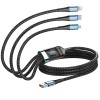 6A 3in1 Fast Charging Cable USB Type C Type-C Mobile Phone Cable for iPhone X Xiaomi Oneplus Realme Poco USB Micro Cables 