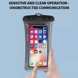 Waterproof Phone Pouch Drift Diving Swimming Bag Underwater Dry Bag Case Cover For Phone Water Sports Beach Pool Skiing 6 inch 