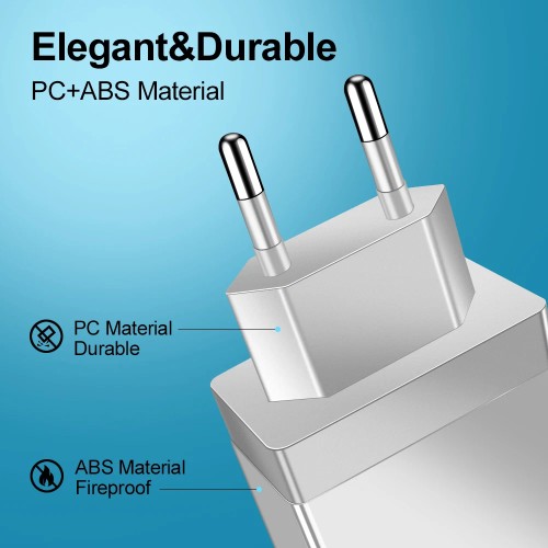 3A USB Charger 4 Port USB Quick Charge 3.0 EU US Plug Mobile Phone Charger Wall Adapter Portable Fast Charging For iPhone 16 Pro 