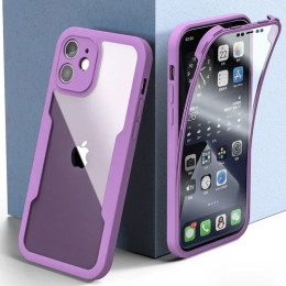 3IN1 360° Full Coverage Shockproof Phone Case For iPhone 16E 16 Plus 15 13 12 14 11 Pro Max Tempered HD Rugged Protect Cover 
