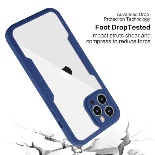 3IN1 360° Full Coverage Shockproof Phone Case For iPhone 16E 16 Plus 15 13 12 14 11 Pro Max Tempered HD Rugged Protect Cover 