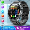 EIGIIS New Smart Watch KE6 1.43" AMOLED Display Men Black Sports Watch KE Series Bluetooth Call Health Monitor IP68 Waterproof 