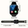Smart watch, multi-sport mode, message reminder, multiple APP reminders, suitable for men and women, custom wallpaper 