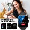 Smart watch, multi-sport mode, message reminder, multiple APP reminders, suitable for men and women, custom wallpaper 