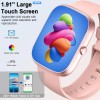 Smart Watch, 1.91" Smartwatch (Answer/Make Call), IP68 Waterproof Fitness Tracker, 110+ Sport Modes, Heart Rate and Sleep Monit 