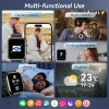 2025 New AI voice Smart Watch Men Women 1.85 inch 1000mAh IP68 Bluetooth Call  Blood Pressure Heart Rate 100+ Sports Smart Watch 