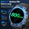 LIGE New Men Smart Watch Bluetooth Calling 800mAh Large Battery Heart Rate Blood Oxygen Health Smartwatch 2025 For Android IOS 