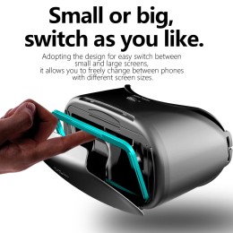 3D Virtual Reality VR Glasses For iPhone Android Smartphone Cell Mobile Phone Helmet Headset Wirth Real With Controller Lenses - 44