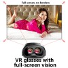 3D Virtual Reality VR Glasses For iPhone Android Smartphone Cell Mobile Phone Helmet Headset Wirth Real With Controller Lenses - 44