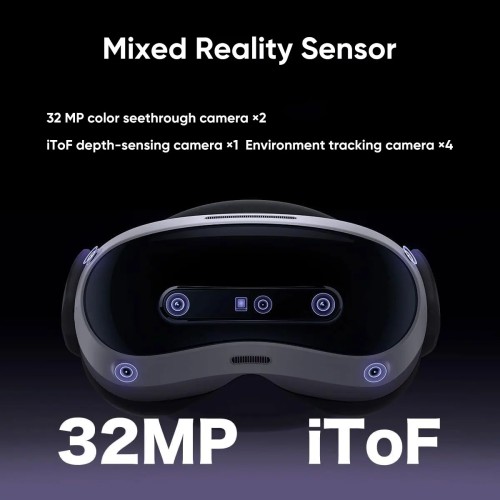 Original PICO 4 Ultra VR MR Headset 3D Wireless VR Glasses 6DOF Virtual Reality 4K Display Virtual Reality VR 3D Science Fiction