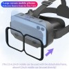 G13 IMAX Giant Screen Virtual Reality 3D Glasses Google Cardboard Box VR Helmet for 4.7-7" Phone,Support Game Controller Player - 44
