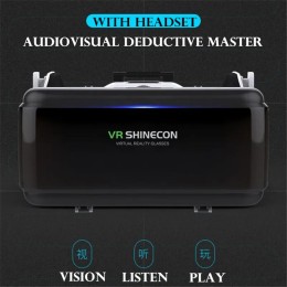 Virtual Reality VR Glasses IMAX Huge Screen 3D Glasses Google Cardboard Box VR Helmet for 4.5-6.53" Phone,Support Game Joysticks - 44