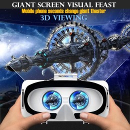 Virtual Reality VR Glasses IMAX Huge Screen 3D Glasses Google Cardboard Box VR Helmet for 4.5-6.53" Phone,Support Game Joysticks - 44
