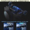 Virtual Reality VR Glasses IMAX Huge Screen 3D Glasses Google Cardboard Box VR Helmet for 4.5-6.53" Phone,Support Game Joysticks - 44