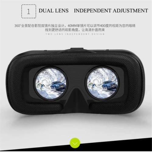 Shinecon VR Glasses 3D Virtual Reality Headset Devices Viar Helmet Goggle Lenses Smart For Phone Cell Smartphone With Controller - 44
