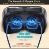 Blu-Ray Virtual Reality Glasses Stereo HD IMAX 3D Glasses Google Cardboard Box VR Headset Helmet for Phone,Support Game Joystick - 44