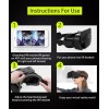 Xiaomi G10 4K Giant Screen Virtual Reality 3D Glasses Google Cardboard Box VR Helmet for 4.7-7" Phone Game Controller Player - 44