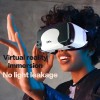 VR Virtual Reality 3D Smart Glasses Stereo Helmet Headset With Remote Controller For IOS Android Smartphones Virtual World 7" - 44