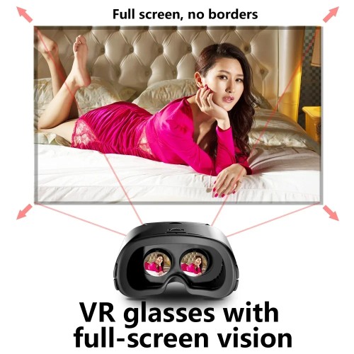 VR Headset Wide-angle Smart Virtual Reality 3D VR Headset for Smart Phone Video Game Binoculars Virtual Reality - 44