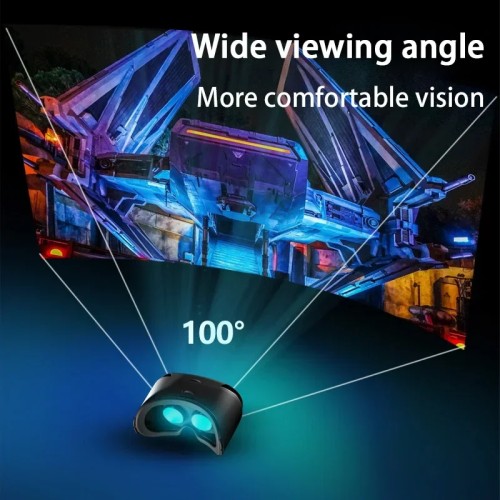 VRG Virtual Reality 3D Glasses 100° Wide-Angle Head Mounted Digital Glasses Compatible With Up To 7-Inch Screen Phones - 44