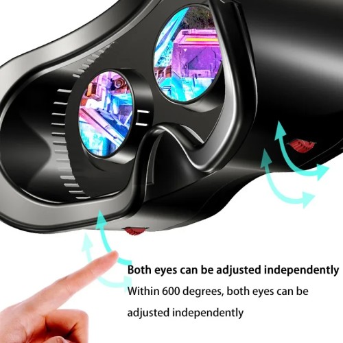 VRG Virtual Reality 3D Glasses 100° Wide-Angle Head Mounted Digital Glasses Compatible With Up To 7-Inch Screen Phones - 44