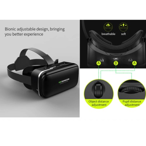 Shinecon 6.0 Casque VR Virtual Reality Glasses 3D Goggles Headset Helmet For Smartphone Smart Phone Viar Binoculars Video Game - 44