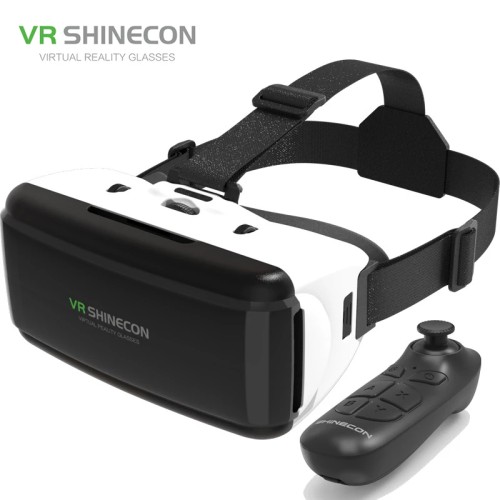 Newly VR Shinecon Virtual Reality Casque Glasses 3D Goggles Headset For Smartphone Smart Phone Binoculars Video Game Wirth Lens - 44