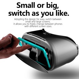3D Helmet Virtual Reality VR Glasses For 5 To 7 Inch Smartphones 3D Glasses Support 0-800 Myopia VR Headset For Mobile Phone - 44