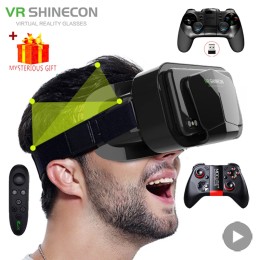 Shinecon Virtual Reality Viar 3D VR Glasses Device Helmet Lenses Headset Goggle Smart For Smartphone Cell Phone Mobile Realidade - 44