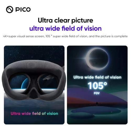 Pico 4 Virtual Reality Headset | Virtual Reality Games Glasses - 4 All-in-one 3d 4k 