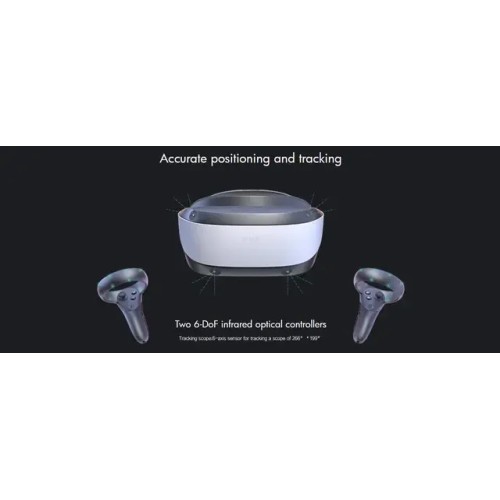 YVR 1 3D Glasses 4K Virtual Reality Headset with 6DOF Infrared Optical Controller - All-in-One Immersive Experience for Gaming - 44