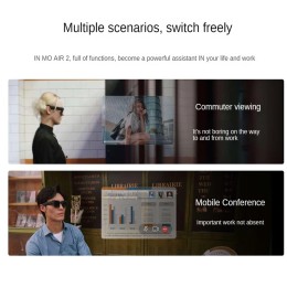 INMO Air 2 Wireless Portable AR Glasses Full Color Display Smart Translation Glasses with Translation&AIGC for Office Speech - 44