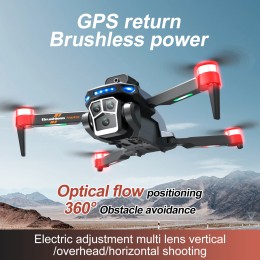 Drone S158 GPS Professional Drone 3000M 360° Obstacle Avoidance 4K Camera Dron 5G Brushless Motor Foldable Quadcopter Boy Toy