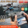 Xiaomi A14Pro max GPS Drone 4K Professional Dual Camera Dron Brushless Motor WIFI FPV Foldable RC Quadcopter Helicopter Toys 