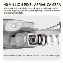 L900 Pro 4K Drone with 5G GPS HD Dual Camera Brushless Motor Foldable Quadcopter 1.2KM Range Ideal for Aerial Photography 