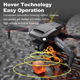 RC Drone with Camera 4K Dual Camera RC Quadcopter with Function 4 Sided Obstacle Avoidance Waypoint Flight Gesture Control Stora 