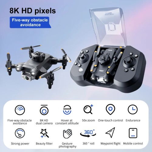 XIAOMI V30 Mini Drone with Camera HD 4K 1080P FPV RC Drones Profesional 4DRC Five-sided Obstacle Avoidance Helicopter Drone Toy 