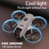 V66 Mini Drone With Camera 4K HD WiFi FPV Drone Obstacle avoidance Pocket Remote Control Helicopter Quadcopter Gift For Kids Toy 