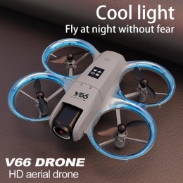 V66 Mini Drone With Camera 4K HD WiFi FPV Drone Obstacle avoidance Pocket Remote Control Helicopter Quadcopter Gift For Kids Toy 