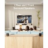 ULTIMEA 7.1 Channel Virtual Surround Soundbar,Home Theater TV Speakers ,Peak Power 330 Watts,Smart App Control, Aura A40, Black 