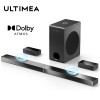 ULTIMEA 520W 5.1.2 Soundbar with Dolby Atmos for Smart TV,4K HDR Pass-through,Home Theater Wireless Bluetooth Soundbar Speakers 