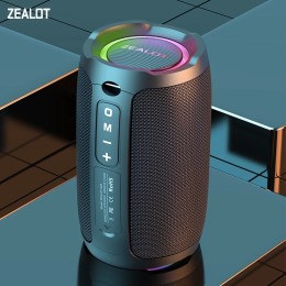 ZEALOT-S49 Portable bluetooth speaker 360°Stereo Sound 20W IPX6 waterproof wireless bluetooth   5.0 Excellent Bass Performace