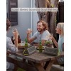MLOVE P3 Outdoor Bluetooth Speaker, 40W Output Power Bluetooth 5.3 Speaker ,Stereo Sound IPX7 Waterproof,Micro SD Card,RGB Light 