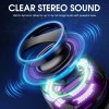 Bluetooth Speaker Portable G200 RGB Lighting Magnetic Speaker BT5.3 Mini Sound Box 7 Hours Playback Phone Holder 