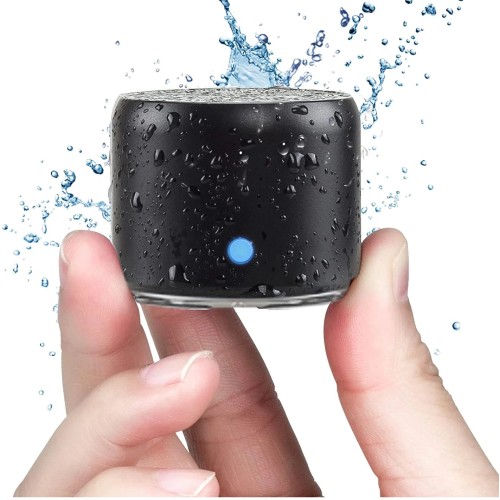 EWA A106 Pro Mini Wireless Bluetooth 5.0 Speaker IPX7 Waterproof,Loud Speaker,Portable Metal Speaker MP3 Player With Carry Case 